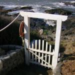gate to ocean steps