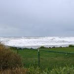 This is the unobstructed ocean view across the westerly neighbor's yard