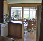 dining area from the kitchen