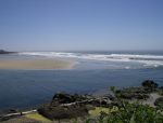 Yachats River meets the sea