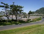 Yachats River beach from Sitka